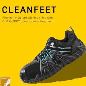 Terra Black Athletic Safety Shoes for Women